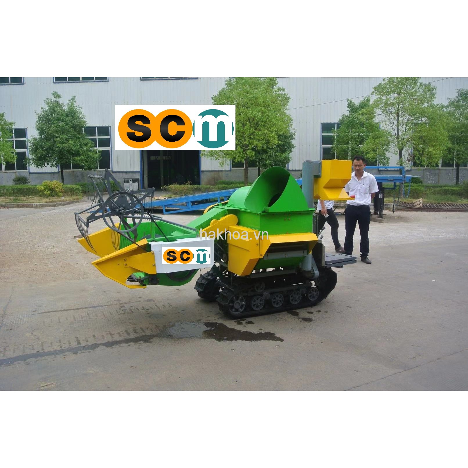 Máy gặt lúa liên hoàn Mini đa năng đời mới SCM 4LZ-1.3