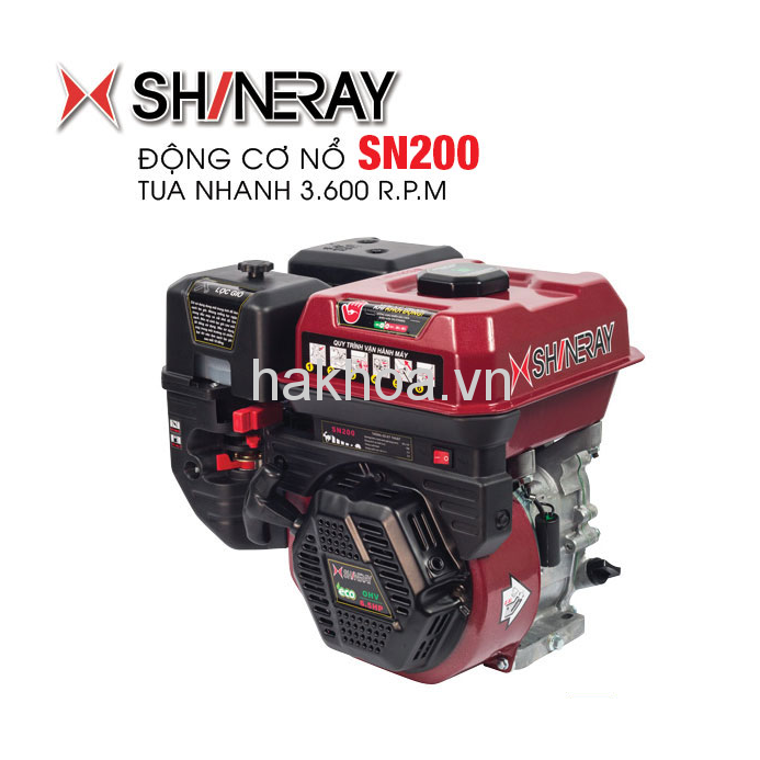 Động cơ xăng tua nhanh Shineray SN200 Công suất 6.5HP