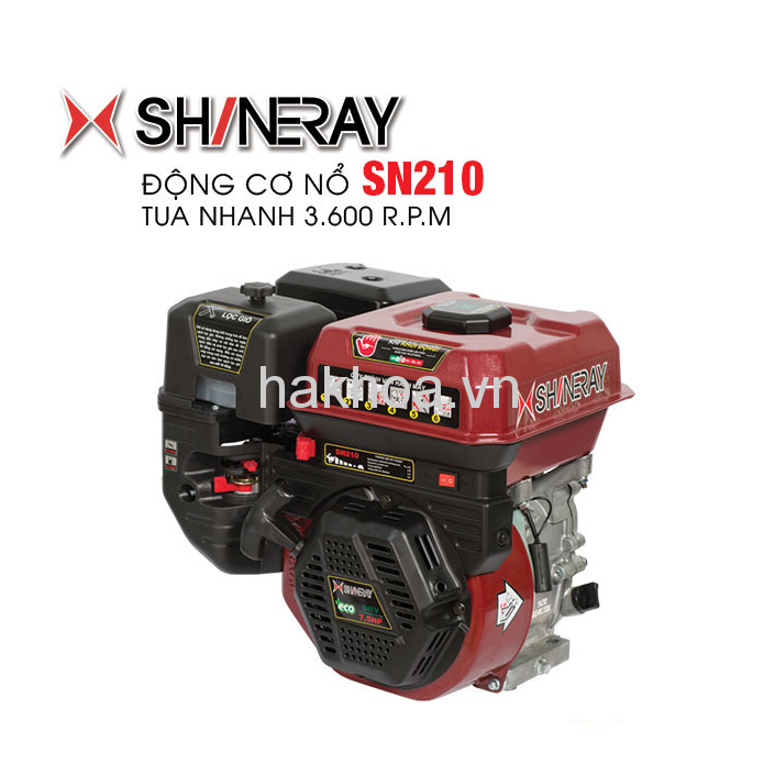 Động cơ nổ tua nhanh Shineray SN210 công suất 7.5HP
