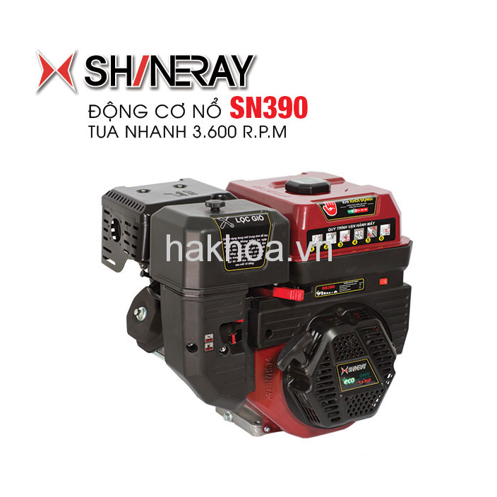 Động cơ xăng tua nhanh Shineray SN390 Công suất 13HP