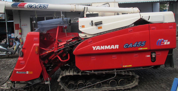 Máy gặt đập liên hợp Yanmar Ca455